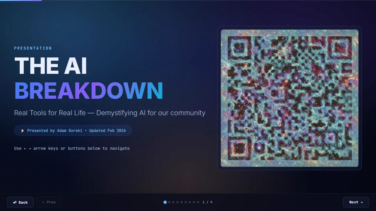 AI 101 presentation deck preview