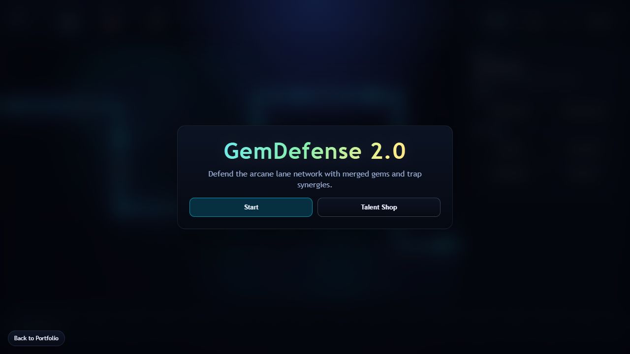 GemDefense game preview