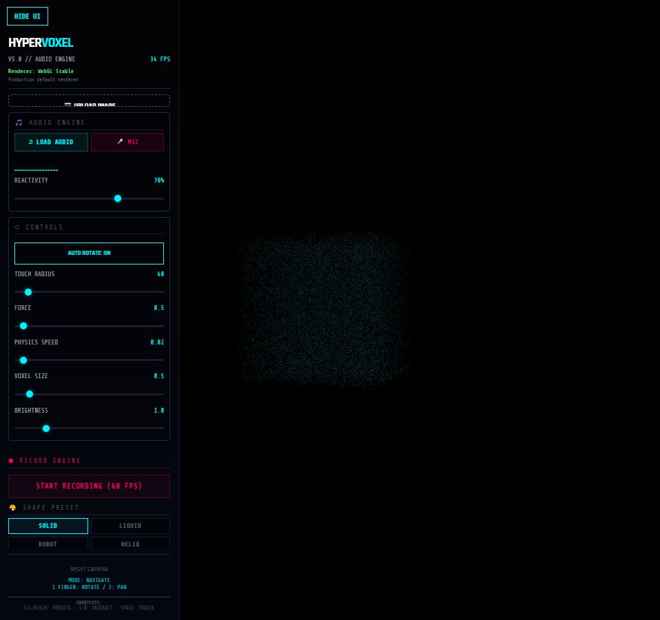 Voxel Web App preview
