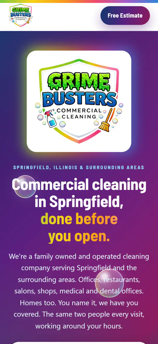 The same website on a phone.